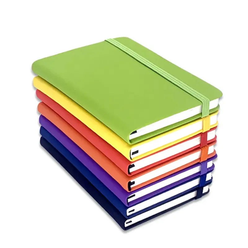 160 page, A5/A6 Business Strap Notebook Student Stationery Notepad Hand Account Book Sub Hand Account Book - Slobuy