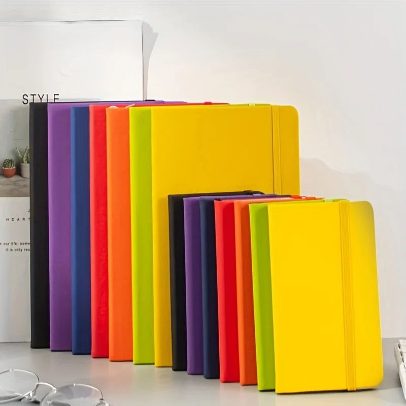 160 page, A5/A6 Business Strap Notebook Student Stationery Notepad Hand Account Book Sub Hand Account Book - Slobuy