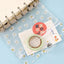 A7/A6 Cute Daisy Spiral Binder Notebook Agenda Cover with Storage Bag Kawaii Transparent School Diary Journal Planner Stationery - Slobuy