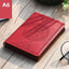 A6 Retro style pocket type mini notebook Stamping process artificial PU leather writing book Portable notepad Office bookkeeping - Slobuy