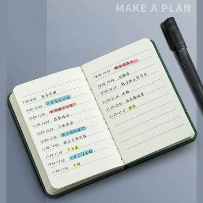 A7 Mini Notebook Portable Pocket Notepad Memo Diary Planner Agenda Organizer Office School Stationery - Slobuy