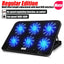 A9 Gaming RGB Laptop Cooler  6 Fan Gaming Led Light Notebook COOLCOLD Cooler For 13-18 Inch Stand For Laptop Macbook 2023 - Slobuy