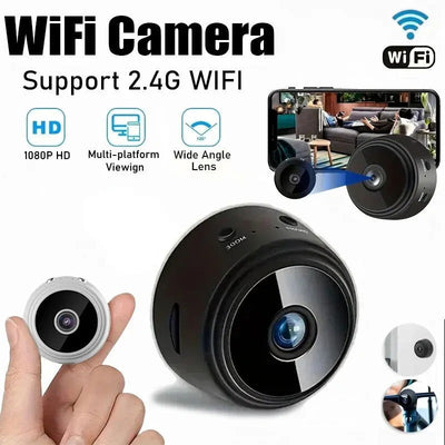 A9 Mini Camera HD 720P Intelligent Home Security IP WiFi Camera Monitor Mobile Remote Camera Mobile Remote Application - Slobuy