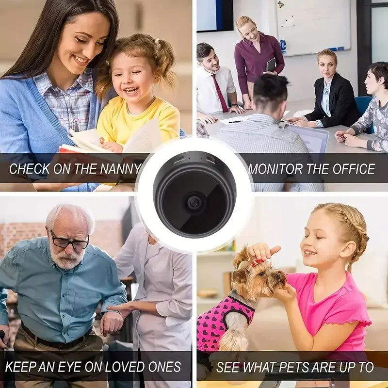 A9 Mini Camera HD 720P Intelligent Home Security IP WiFi Camera Monitor Mobile Remote Camera Mobile Remote Application - Slobuy