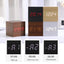 Wooden Digital Alarm Clock with Temperature Cube, Art Ornaments, Decoration Supplies, USB/AAA Powered, Electronic Desktop Clocks - Slobuy