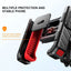 ABS Bike Phone Support Shockproof Motorbike Phone Bracket One-hand Operation 360 Degree Adjustment for Mobile Phone 4.7-7 Inch - Slobuy