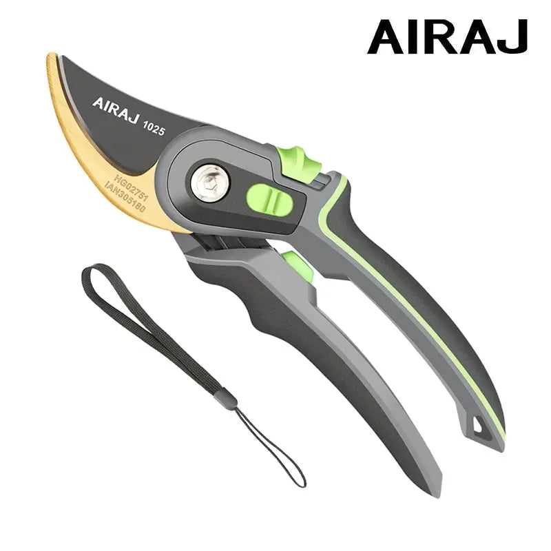 AIRAJ Industrial Grade Pruning Shears Are Labor-Saving Gardening Tools With Sharp, Durable, And Non Slip Scissors - Slobuy