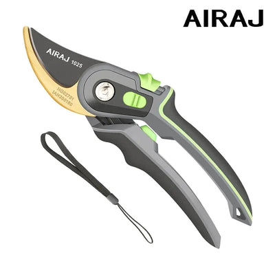 AIRAJ Industrial Grade Pruning Shears Are Labor-Saving Gardening Tools With Sharp, Durable, And Non Slip Scissors - Slobuy