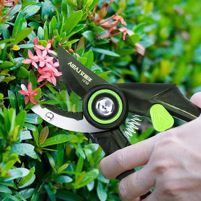 AIRAJ Pruning Shear Garden Tools Labor Saving Scissors Gardening Plant Sharp Branch Pruners Protection Hand Durable - Slobuy