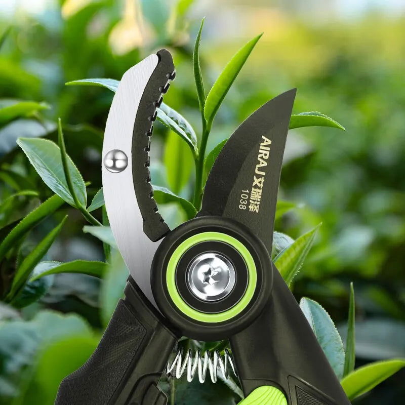 AIRAJ Pruning Shear Garden Tools Labor Saving Scissors Gardening Plant Sharp Branch Pruners Protection Hand Durable - Slobuy