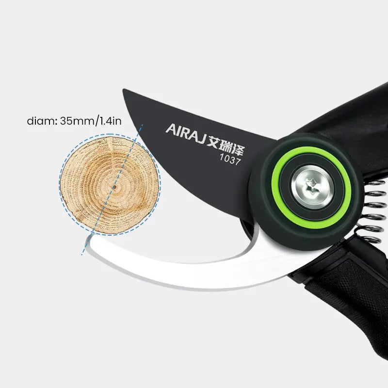 AIRAJ Pruning Shear Garden Tools Labor Saving Scissors Gardening Plant Sharp Branch Pruners Protection Hand Durable - Slobuy