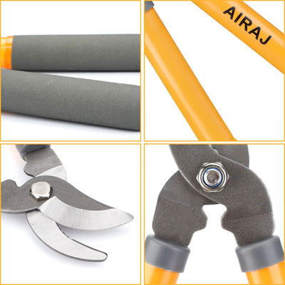 AIRAJ Pruning Shear Sharp Labor Saving Scissors Professional Pruner Equipment Garden Plant Branch Pruners Gardening Hand Tools - Slobuy
