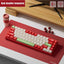 AJAZZ AK680 Mechanical Keyboard Gaming Wired Compact Laptop Tea Or Red Shaft 68 Keys - Slobuy