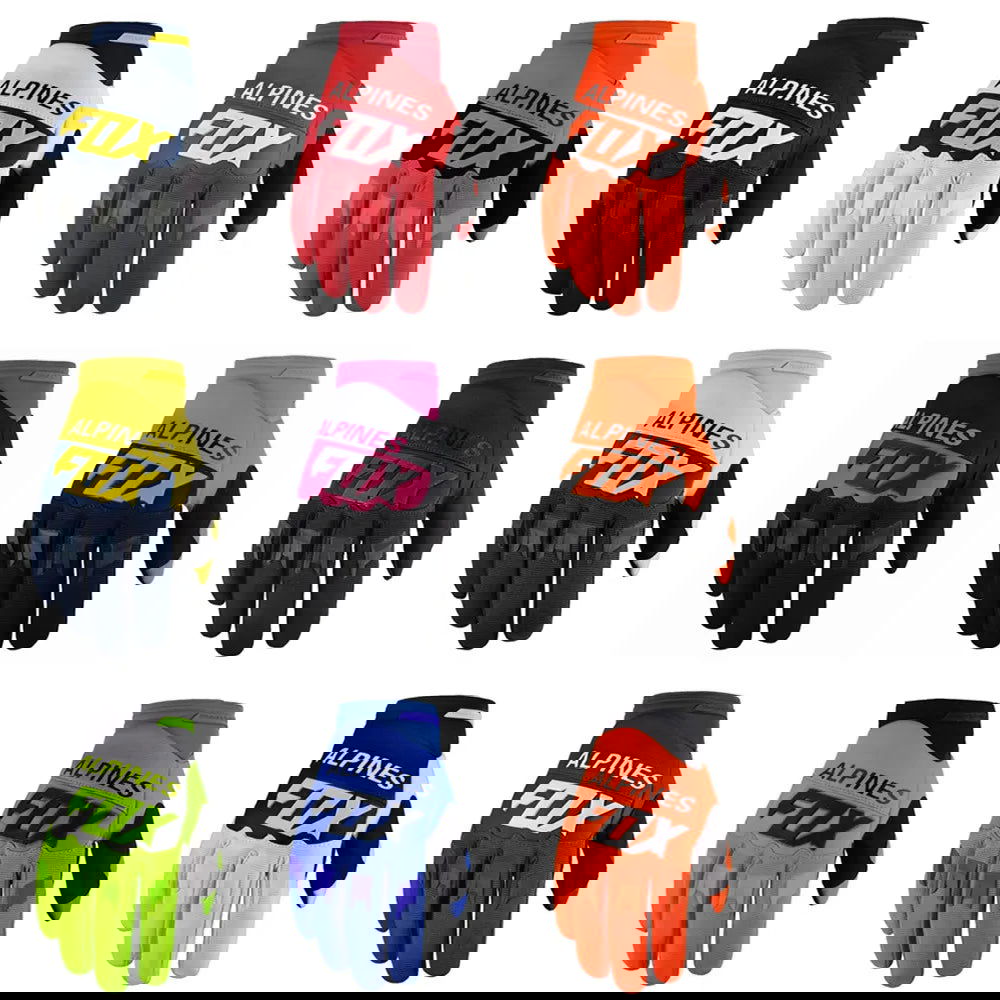 ALPINES FOX Motocross Racing Gloves Downhill Mountain Bike DH MX MTB Motorbike Glove Summer Mens Woman Motorcycle Luvas S-XXL - Slobuy