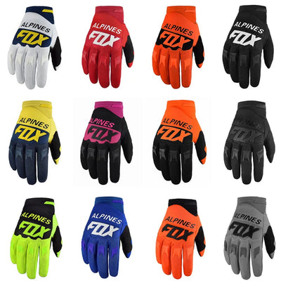 ALPINES FOX Motocross Racing Gloves Downhill Mountain Bike DH MX MTB Motorbike Glove Summer Mens Woman Motorcycle Luvas S-XXL - Slobuy