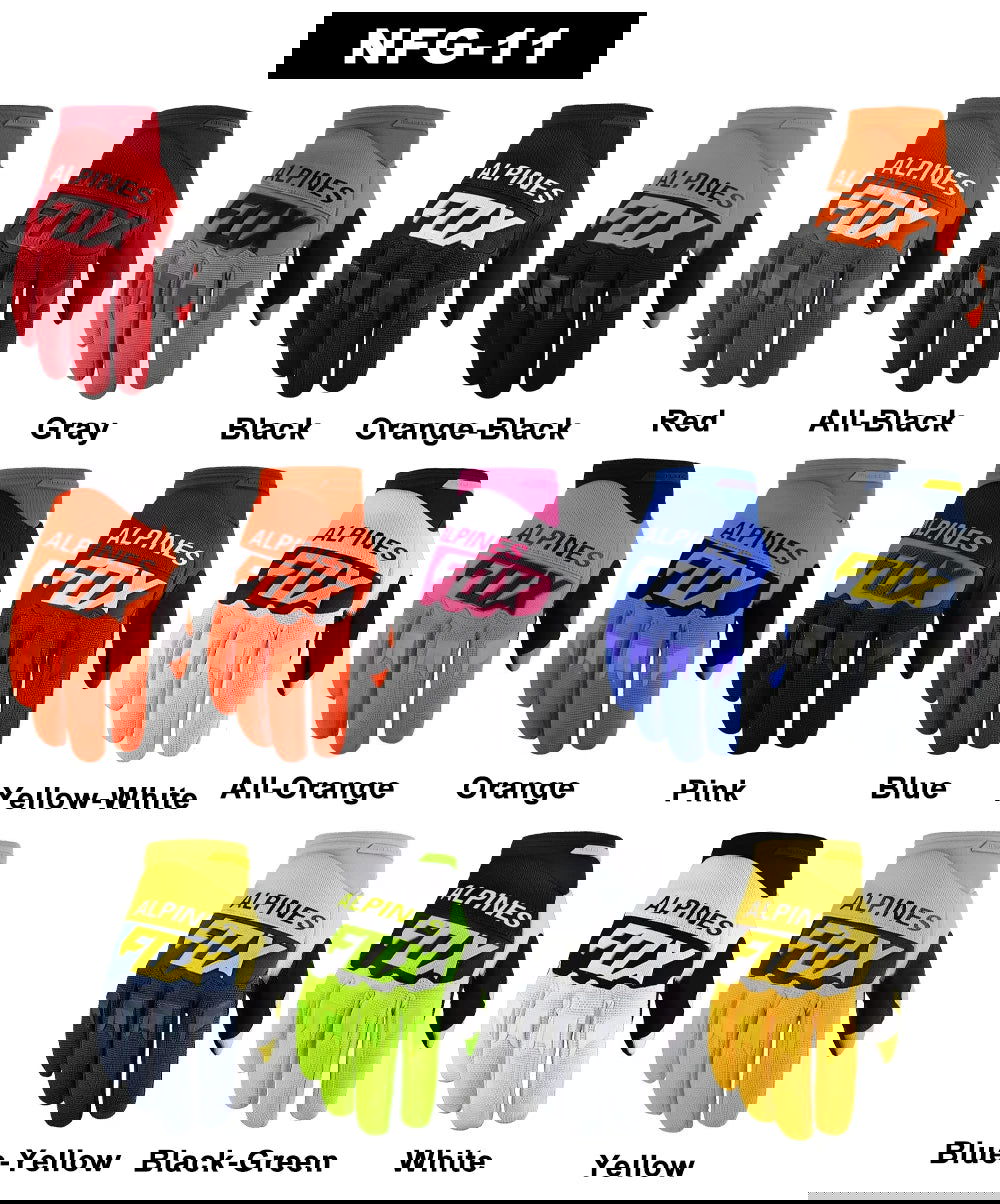 ALPINES FOX Motocross Racing Gloves Downhill Mountain Bike DH MX MTB Motorbike Glove Summer Mens Woman Motorcycle Luvas S-XXL - Slobuy
