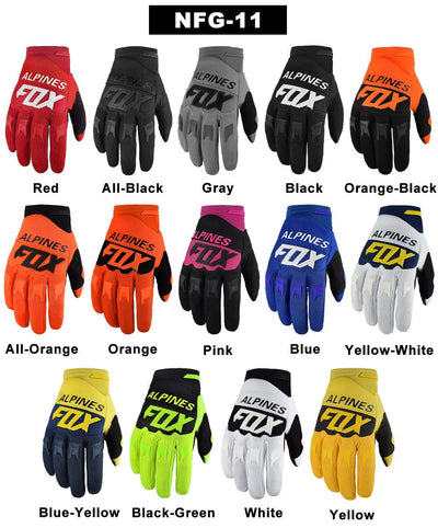 ALPINES FOX Motocross Racing Gloves Downhill Mountain Bike DH MX MTB Motorbike Glove Summer Mens Woman Motorcycle Luvas S-XXL - Slobuy