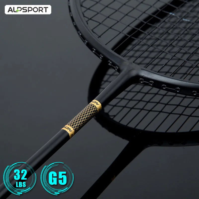 ALP ZJ2.0 Pro 4U 85g 100% Carbon Fiber + Titanium Alloy Badminton Racket Ultra-light Sports Equipment Racket Badminton Training - Slobuy