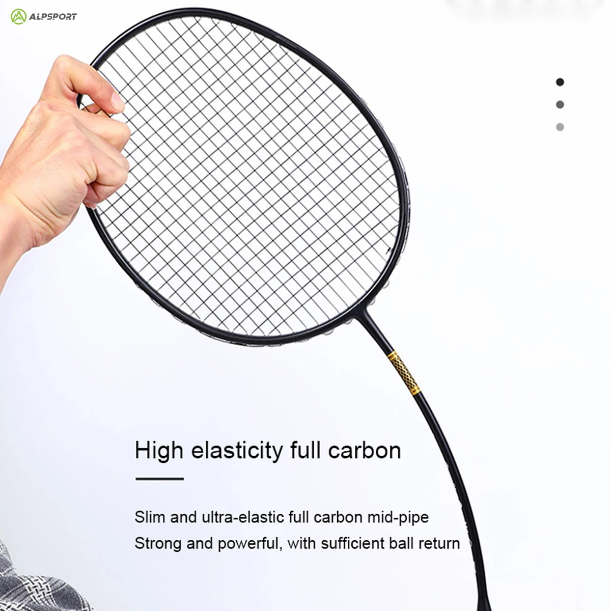 ALP ZJ2.0 Pro 4U 85g 100% Carbon Fiber + Titanium Alloy Badminton Racket Ultra-light Sports Equipment Racket Badminton Training - Slobuy