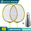 ALP ZJ2.0 Pro 4U 85g 100% Carbon Fiber + Titanium Alloy Badminton Racket Ultra-light Sports Equipment Racket Badminton Training - Slobuy
