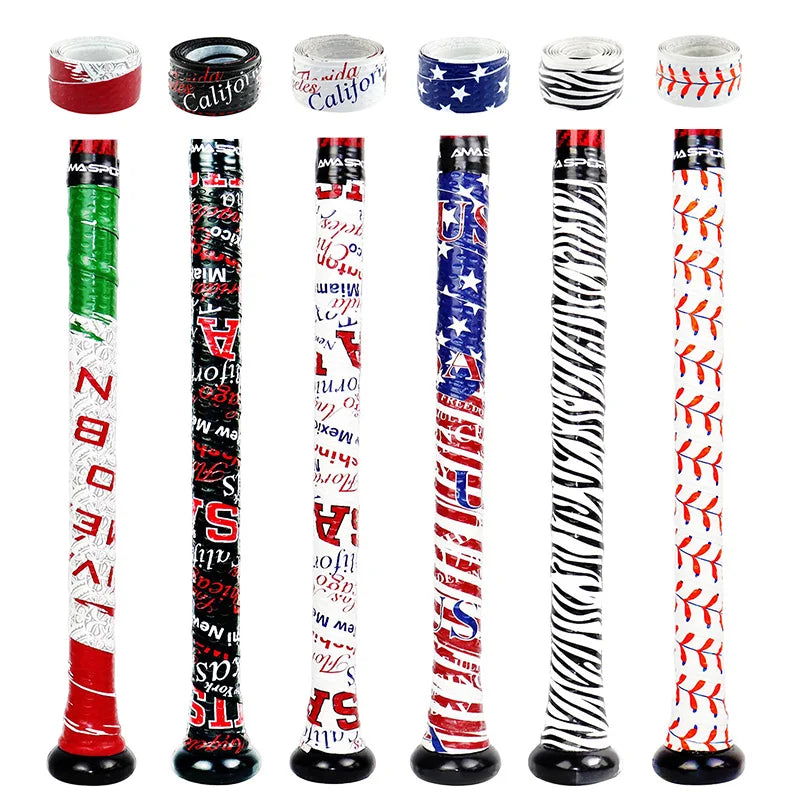 AMASPORT Baseball Bat Grip 1.1mm New Arrivals Embossed Pattern Grips for Baseball Bat Tape for Base Ball Accessories - Slobuy