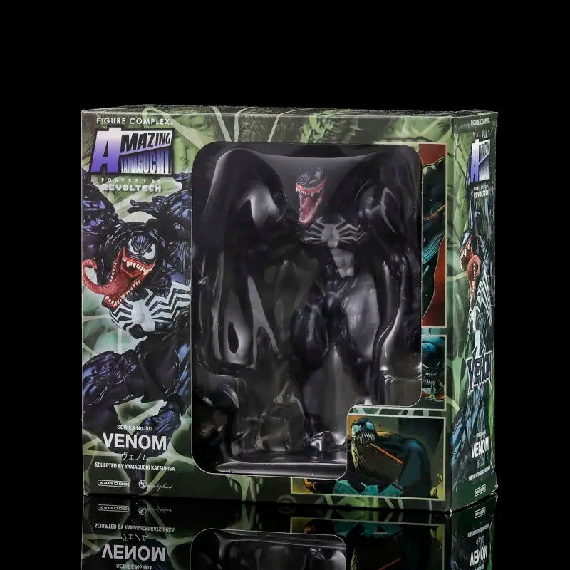 AMAZING YAMAGUCHI Venom Carnage Spider Man legends Action Figure Joint Movable Face Statue Model Doll Collectible kids for Toy - Slobuy