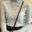 AOSSVIAO Turtleneck Sweater Women Fashion 2024 New Stretch Tops Women Knitted Pullovers Long Sleeve Bottoming Knitted Sweater - Slobuy