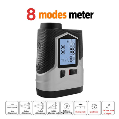 ARTBULL Golf Laser Rangefinder Hunting Rechargeable 1200m 650m Slope Adjusted Flag-Lock Vibration Laser Distance Meter - Slobuy