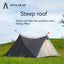 ASTA GEAR Yun Chuan double-sided silicon-coated double A pyramid 15D nylon rodless camping hiking outdoor ultralight tent - Slobuy