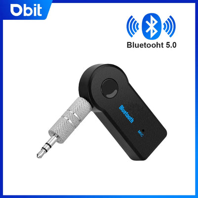 AUX Car Bluetooth Receiver,3.5mm Socket  5.0 Wireless Bluetooth Adapter,Audio Converter Mobile Phone Hands-Free Stereo - Slobuy