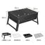 A Folding Zibo Barbecue Stove Barbecue Frame Outdoor Portable Barbecue Stove Household Charcoal Carbon Barbecue Stove BBQ Solid - Slobuy