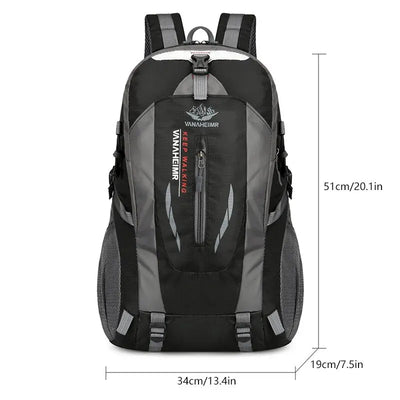 A Large-capacity Men And Women Universal Outdoor Travel Backpack Waterproof Hiking Lightweight Duffel Bag - Slobuy