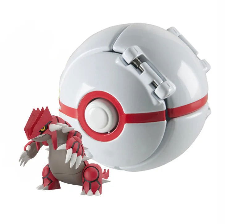Aниме Pokemon Pikachu Mewtwo Action Figure Explode Ball Game Elf Ball Model Anime Figure Doll Toys For Pokémon Children Toy Gift - Slobuy