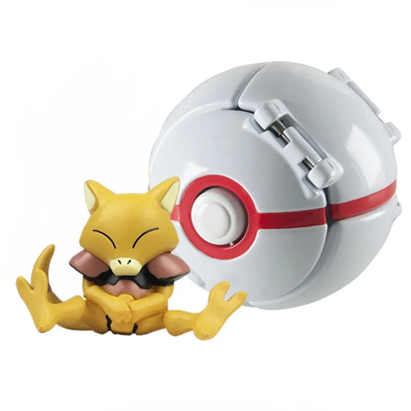 Aниме Pokemon Pikachu Mewtwo Action Figure Explode Ball Game Elf Ball Model Anime Figure Doll Toys For Pokémon Children Toy Gift - Slobuy