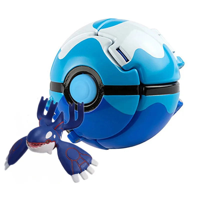 Aниме Pokemon Pikachu Mewtwo Action Figure Explode Ball Game Elf Ball Model Anime Figure Doll Toys For Pokémon Children Toy Gift - Slobuy