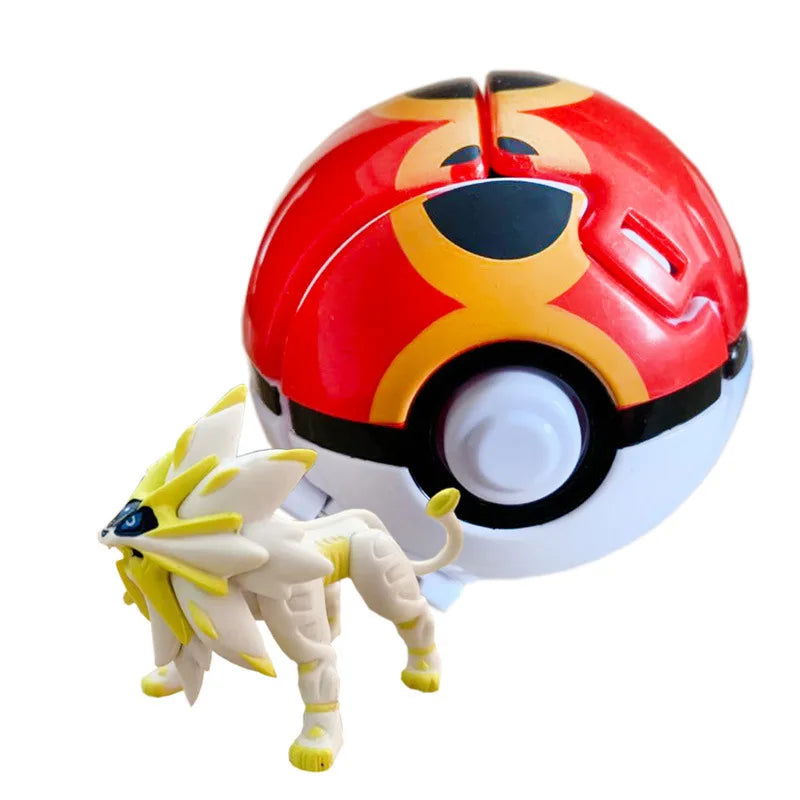 Aниме Pokemon Pikachu Mewtwo Action Figure Explode Ball Game Elf Ball Model Anime Figure Doll Toys For Pokémon Children Toy Gift - Slobuy