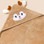 A pack of 80 * 80 cm cartoon baby bath towel body hooded polyester fiber baby bathrobe newborn swaddling baby blanket girls and - Slobuy