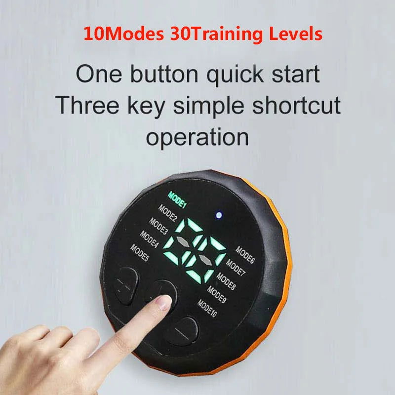 Abs Toning Belt Muscle Training EMS Trainer Muscle Stimulator USB Rechargeable Home Gym Loss Weight Workout Machine Men Women - Slobuy