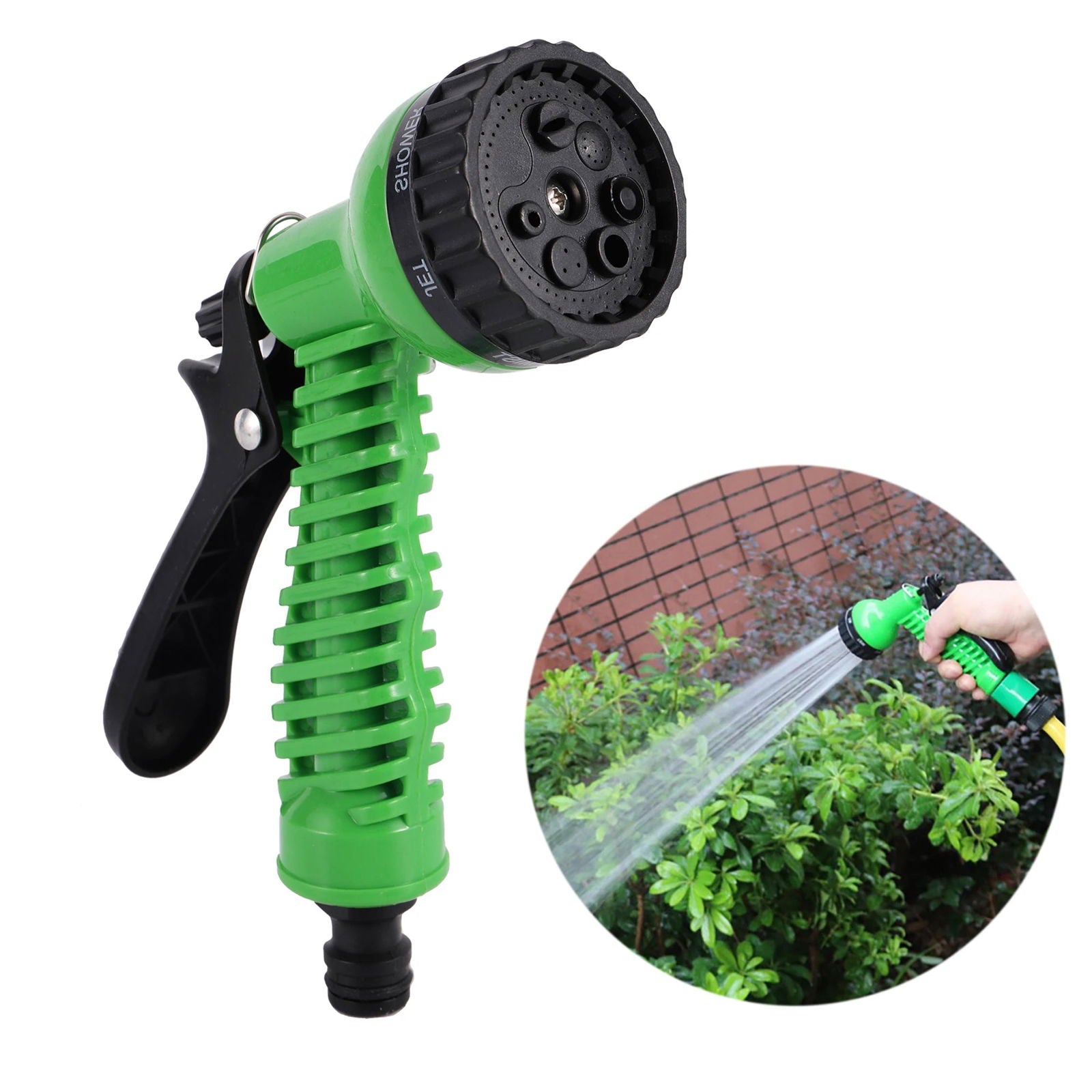 Adjustable 7 Pattern Water Gun Plant Flower Lawn Vegetable Watering Spray Gun Car Washing House Cleaning Water Gun - Slobuy