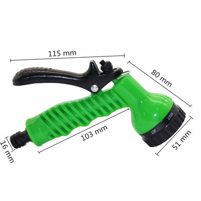 Adjustable 7 Pattern Water Gun Plant Flower Lawn Vegetable Watering Spray Gun Car Washing House Cleaning Water Gun - Slobuy