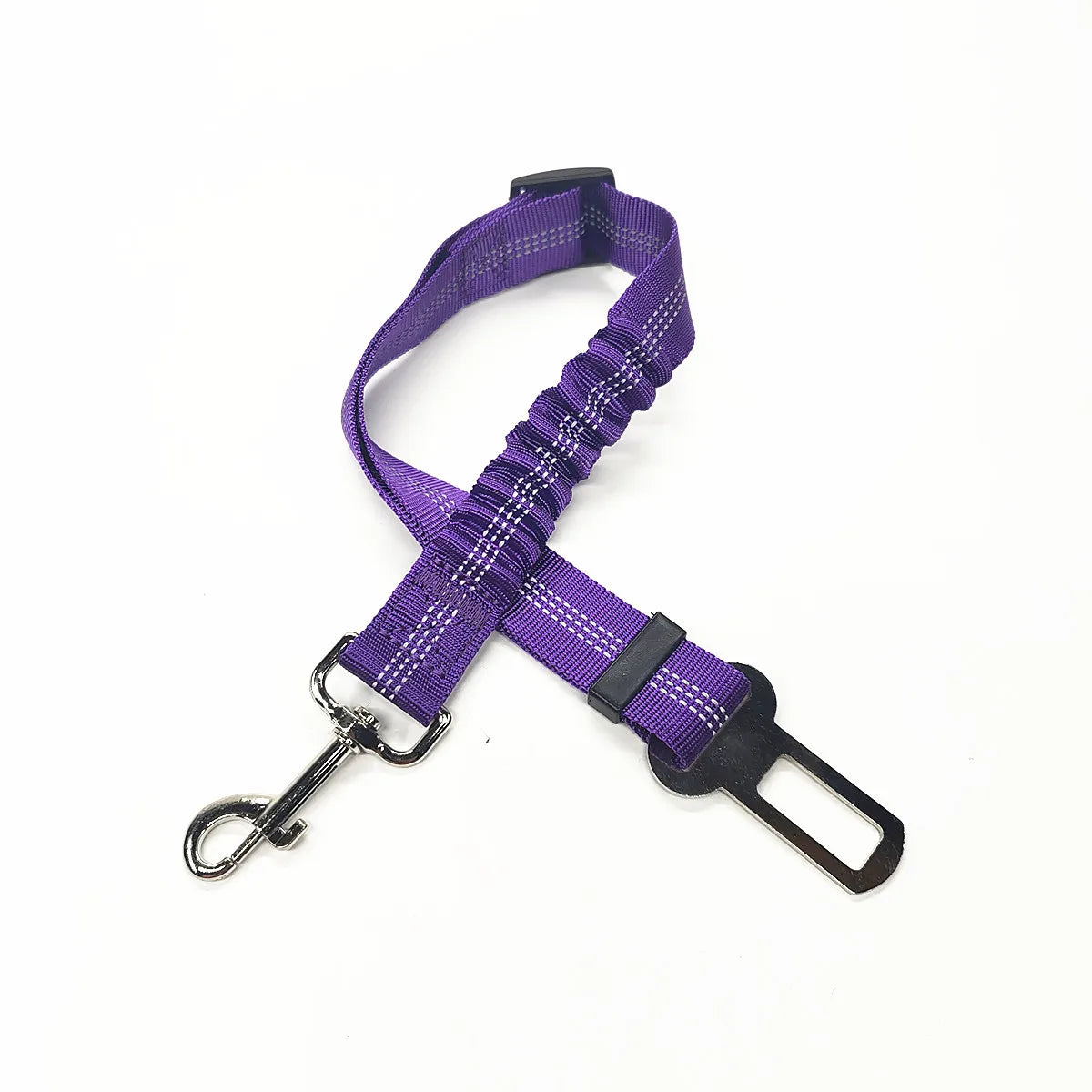 Adjustable Pet Cat Dog Car Seat  Belt Pet Seat Vehicle Dog Harness Lead Clip Safety Lever Traction Dog Collars Dog Accessoires - Slobuy