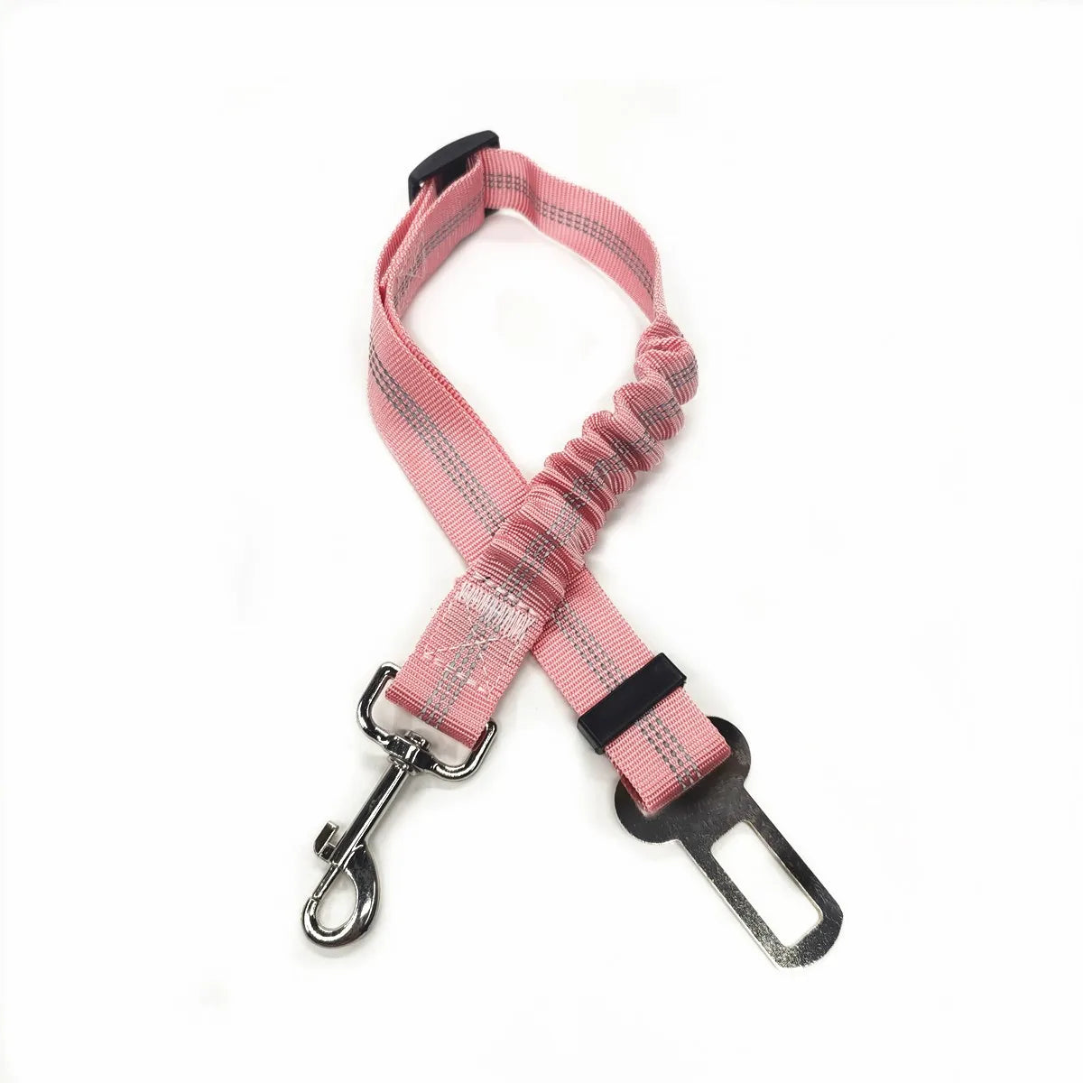 Adjustable Pet Cat Dog Car Seat  Belt Pet Seat Vehicle Dog Harness Lead Clip Safety Lever Traction Dog Collars Dog Accessoires - Slobuy