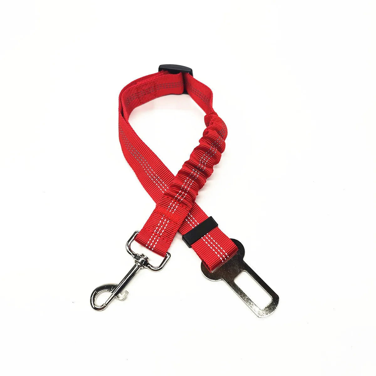 Adjustable Pet Cat Dog Car Seat  Belt Pet Seat Vehicle Dog Harness Lead Clip Safety Lever Traction Dog Collars Dog Accessoires - Slobuy