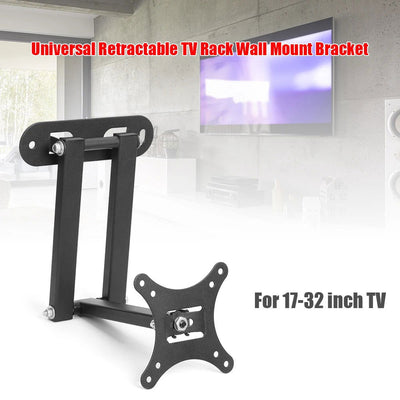 Adjustable TV Bracket Foldable Cold Rolled Steel Sheet Universal 17-32 inch TV Monitor Wall Mount Holder Multi-function Hanger - Slobuy