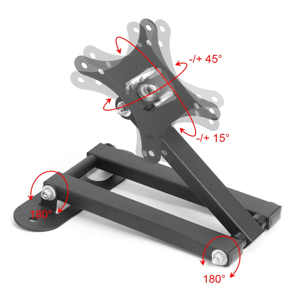 Adjustable TV Bracket Foldable Cold Rolled Steel Sheet Universal 17-32 inch TV Monitor Wall Mount Holder Multi-function Hanger - Slobuy