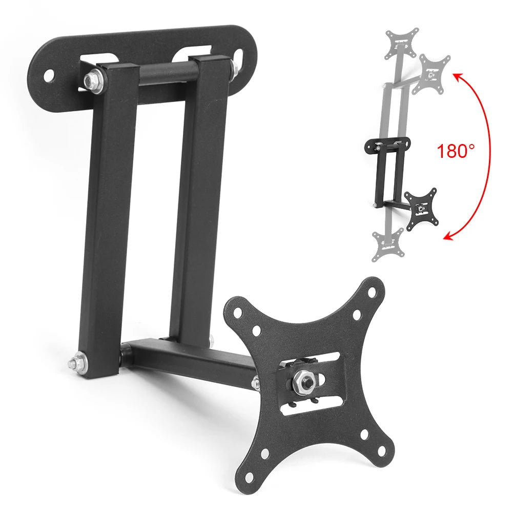 Adjustable TV Bracket Foldable Cold Rolled Steel Sheet Universal 17-32 inch TV Monitor Wall Mount Holder Multi-function Hanger - Slobuy