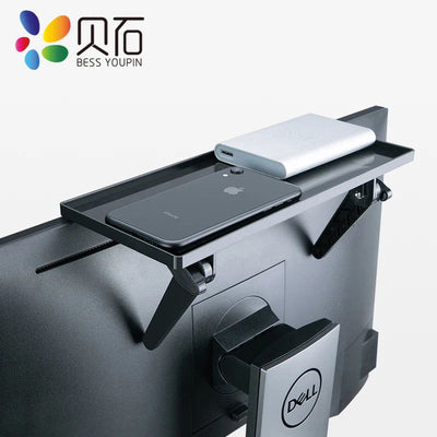 Adjustable TV Screen Top Shelf Display Shelf Computer Monitor Riser Desktop Stand TV Rack TV Top Monitors Simple Bracket - Slobuy