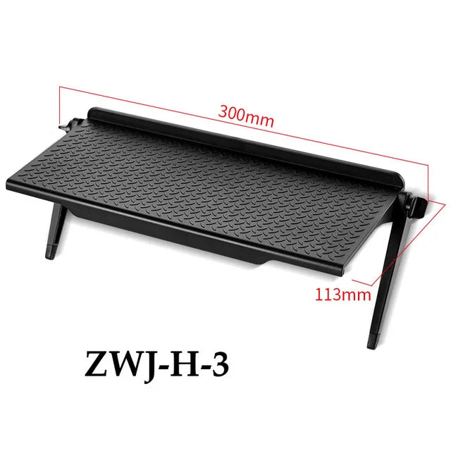 Adjustable TV Screen Top Shelf Display Shelf Computer Monitor Riser Desktop Stand TV Rack TV Top Monitors Simple Bracket - Slobuy