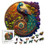 Adult Animal Wooden Puzzle Round Peacock and Bird Wooden Puzzle Children's Puzzle Toy Festival Gift A3 A4 A5 Multi Size Puzzle - Slobuy