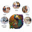 Adult Animal Wooden Puzzle Round Peacock and Bird Wooden Puzzle Children's Puzzle Toy Festival Gift A3 A4 A5 Multi Size Puzzle - Slobuy